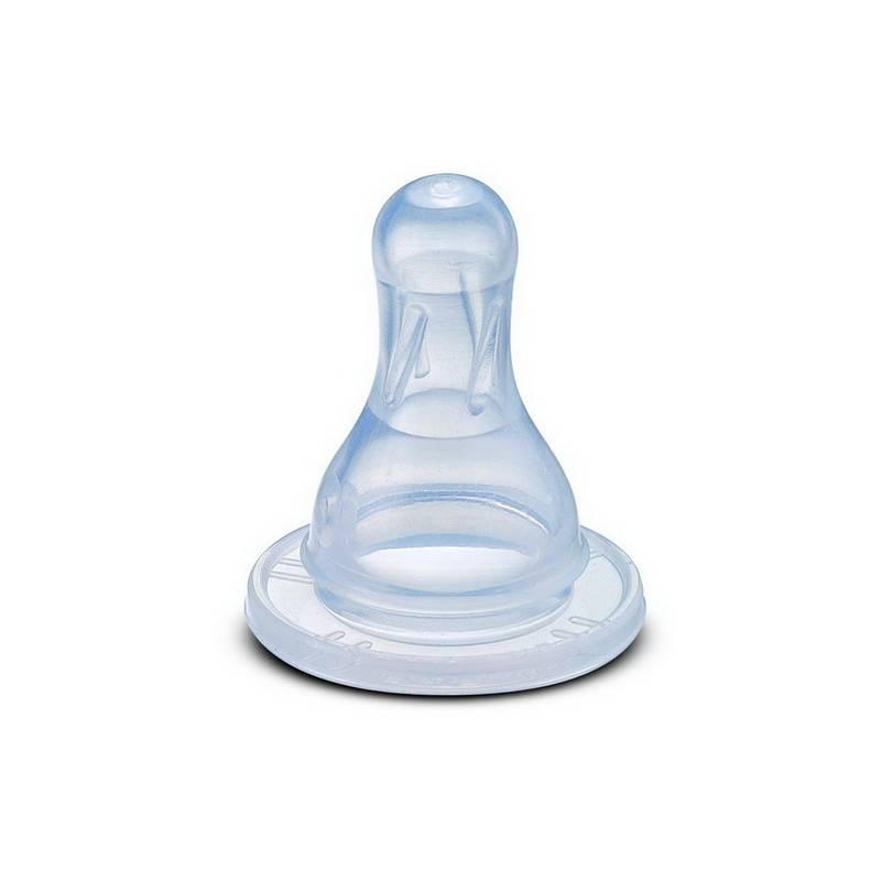 Dudlík na kojeneckou láhev Farlin F-A-2 6-12měs - silikonový na mléko, dudlík, kojeneckou, láhev, farlin, f-a-2, 6-12měs, silikonový, mléko