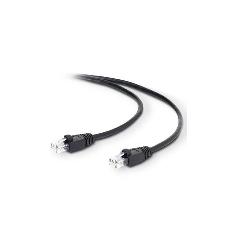 Kabel Belkin Patch CAT5E, 15m (BELA3L791CP15MWHHS) černý, kabel, belkin, patch, cat5e, 15m, bela3l791cp15mwhhs, černý
