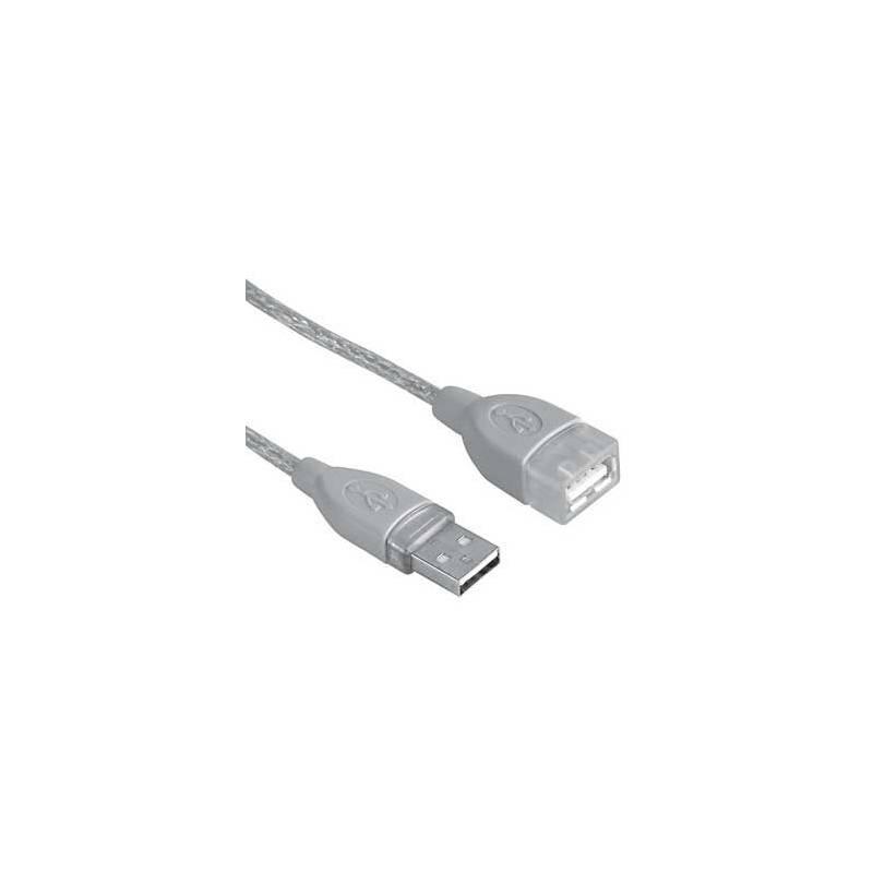 Kabel Hama USB A-A, 3m (45040) šedý, kabel, hama, usb, a-a, 45040, šedý