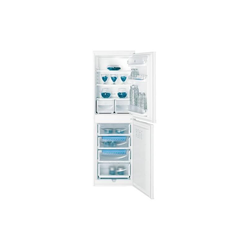 Kombinace chladničky s mrazničkou Indesit Giugiaro CAA 55 bílá, kombinace, chladničky, mrazničkou, indesit, giugiaro, caa, bílá