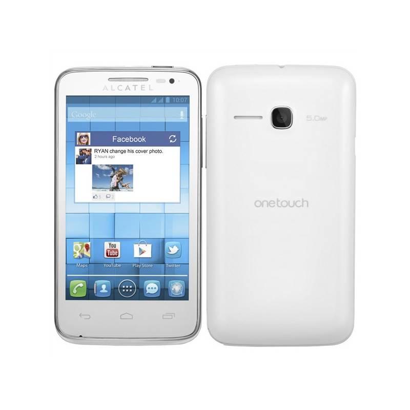 Mobilní telefon ALCATEL ONETOUCH M´Pop 5020D Dual Sim - Pure white (5020D-2BALCZ1), mobilní, telefon, alcatel, onetouch, pop, 5020d, dual, sim, pure, white, 5020d-2balcz1