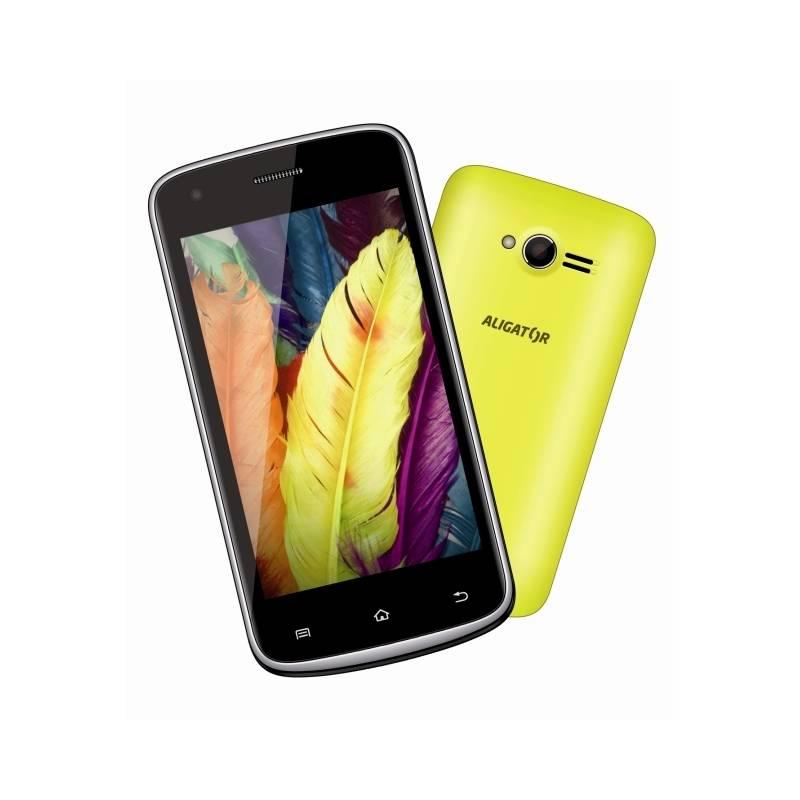 Mobilní telefon Aligator S4020 Dual Sim (S4020Y) žlutý, mobilní, telefon, aligator, s4020, dual, sim, s4020y, žlutý
