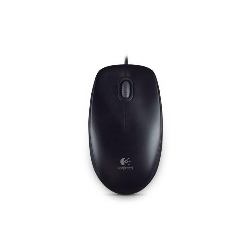 Myš Logitech B100 (910-003357) černá, myš, logitech, b100, 910-003357, černá