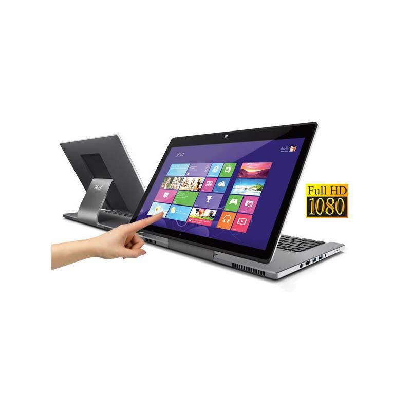Notebook Acer Aspire R7-572G-54208G1Tass Touch (NX.M95EC.003) stříbrný, notebook, acer, aspire, r7-572g-54208g1tass, touch, m95ec, 003, stříbrný