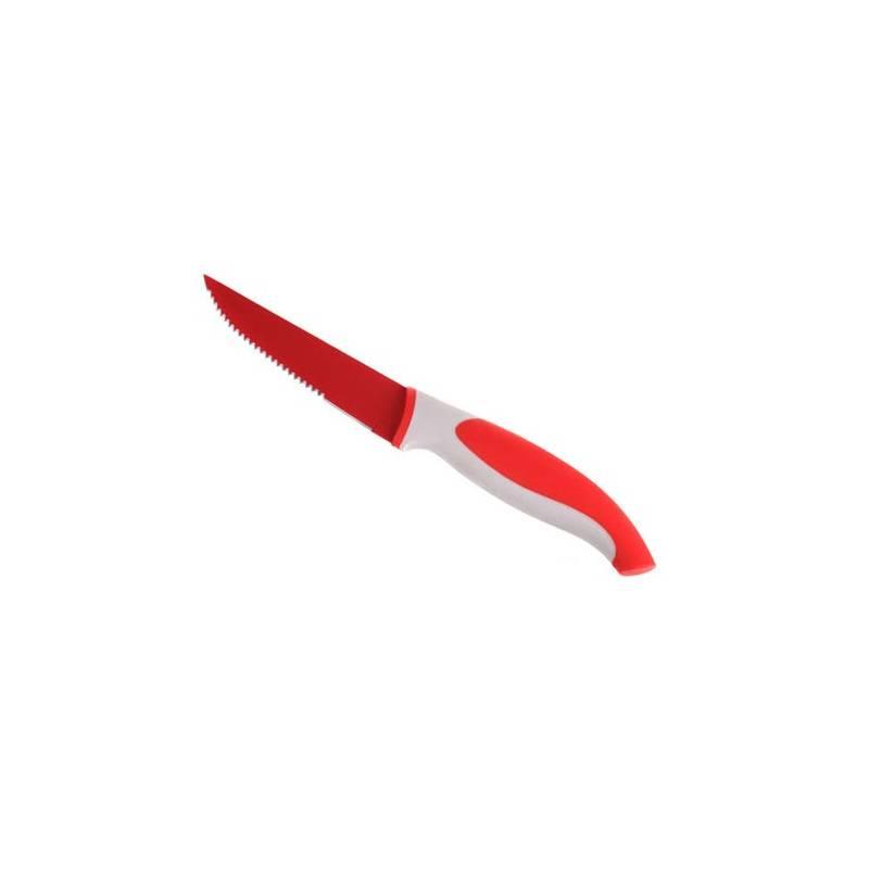 Nůž BANQUET 25LI008147R bílý/červený, nůž, banquet, 25li008147r, bílý, červený
