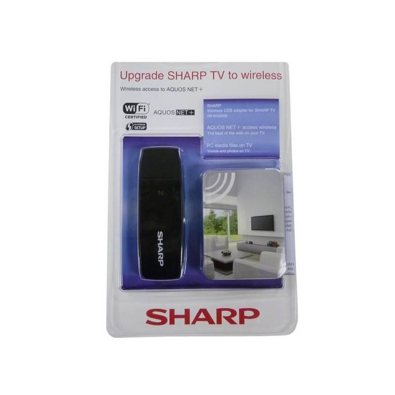 Příslušenství k TV Sharp AN-WUD630, wifi, usb černé, příslušenství, sharp, an-wud630, wifi, usb, černé