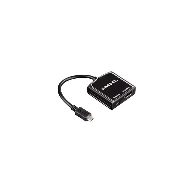 Redukce Hama z micro USB vidlice – HDMI zásuvku (54510) černá, redukce, hama, micro, usb, vidlice, –, hdmi, zásuvku, 54510, černá