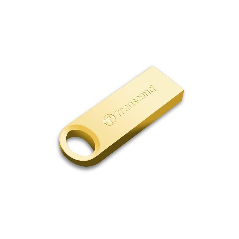USB flash disk Transcend JetFlash 520G 16GB (TS16GJF520G) zlatý, usb, flash, disk, transcend, jetflash, 520g, 16gb, ts16gjf520g, zlatý