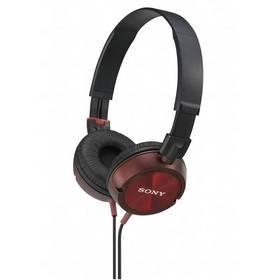 Sluchátka Sony MDR-ZX300 červená