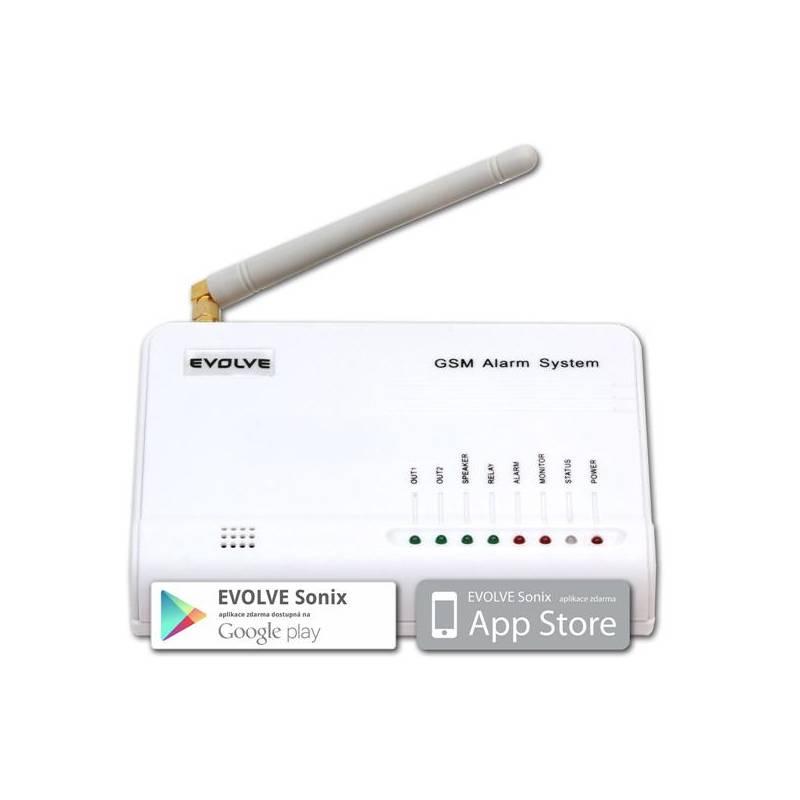 Alarm Evolveo Sonix GSM + 2 čidla navíc bílé, alarm, evolveo, sonix, gsm, čidla, navíc, bílé