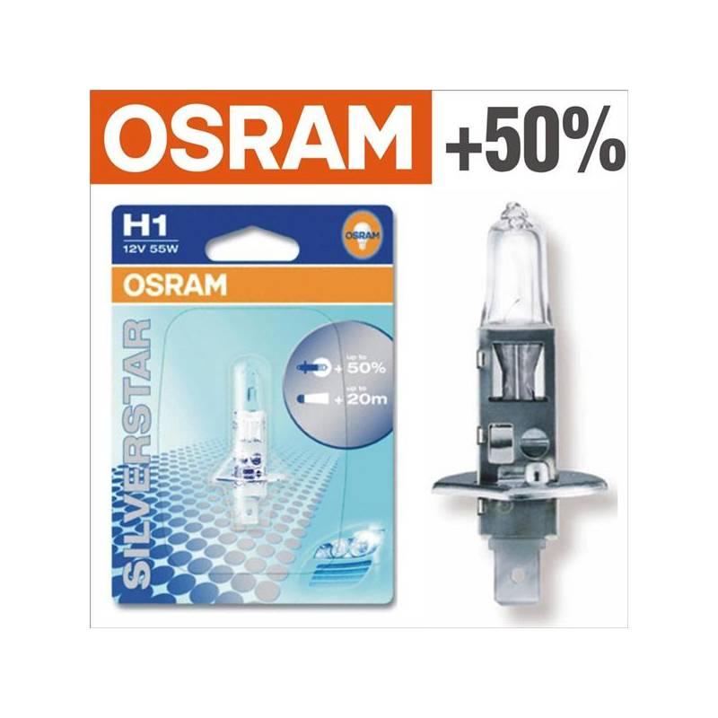 Autožárovka Osram 12V H1 55W P14.5s 1ks Silverstar +50%, autožárovka, osram, 12v, 55w, p14, 1ks, silverstar