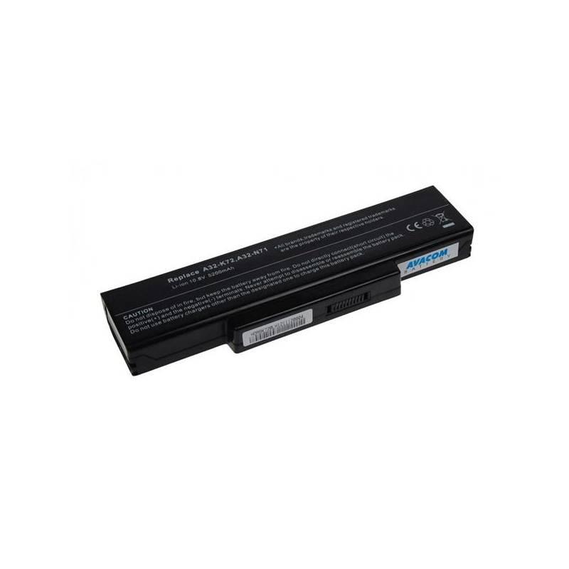 Baterie Avacom Asus A72/K72/N71/N73/X77 Li-ion 11,1V 5200mAh/58Wh (NOAS-K72-S26), baterie, avacom, asus, a72, k72, n71, n73, x77, li-ion, 5200mah, 58wh, noas-k72-s26