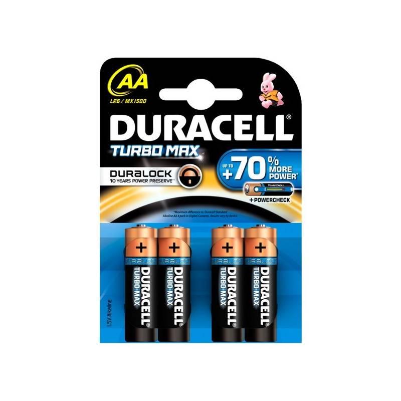 Baterie Duracell Turbo AA 1500 K4 Duralock, baterie, duracell, turbo, 1500, duralock