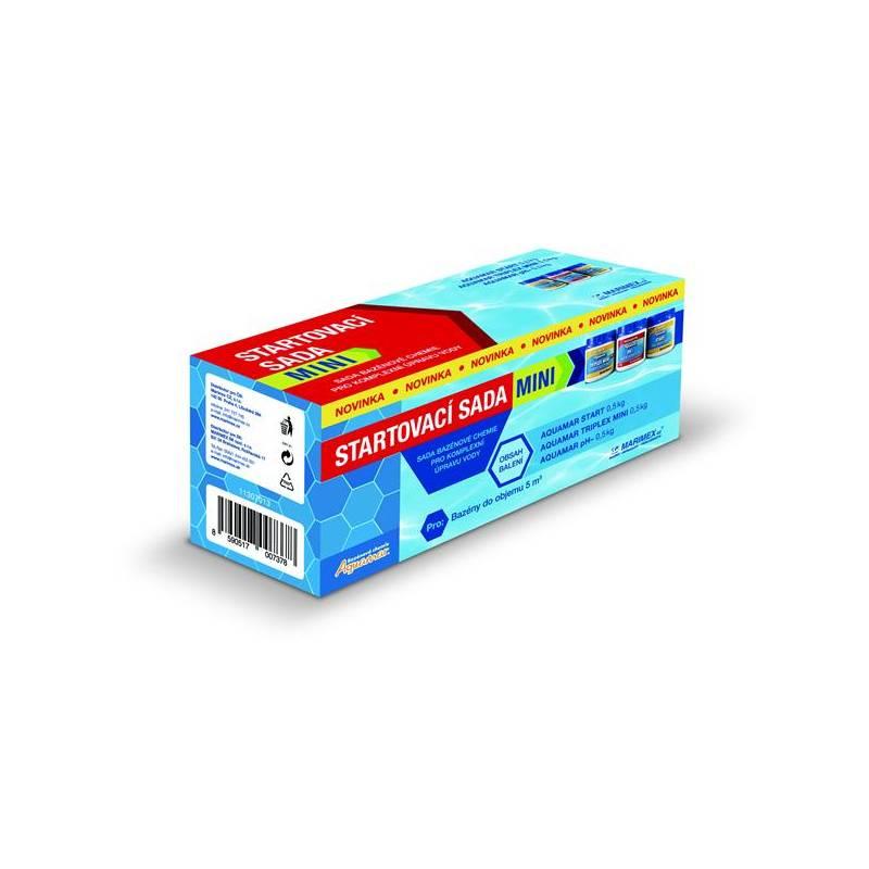 Bazénové chemie Marimex AQuaMar Start set mini (Triplex mini 0,5 kg, pH- 0,5kg, Quick 0,5kg), bazénové, chemie, marimex, aquamar, start, set, mini, triplex