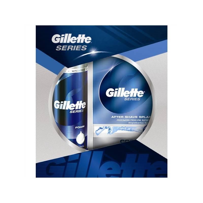 Dárkový balíček Gillette Cool Wave (voda po holení 100ml + pěna na holení 250ml), dárkový, balíček, gillette, cool, wave, voda, holení, 100ml, pěna