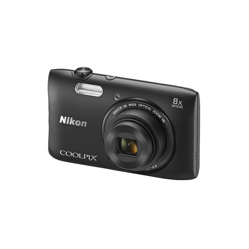 Digitální fotoaparát Nikon Coolpix S3600 černý, digitální, fotoaparát, nikon, coolpix, s3600, černý