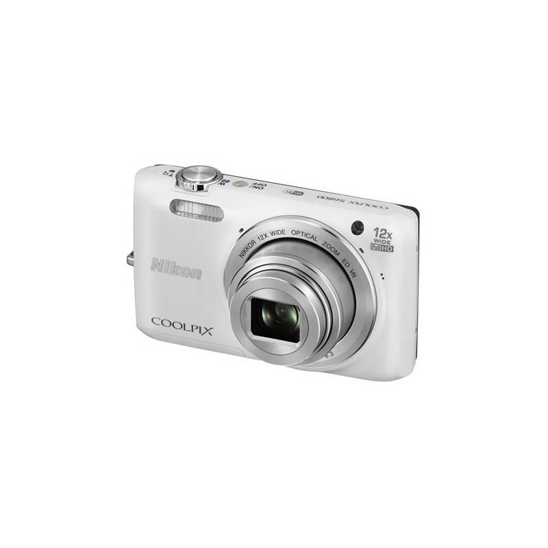 Digitální fotoaparát Nikon Coolpix S6800 bílý, digitální, fotoaparát, nikon, coolpix, s6800, bílý