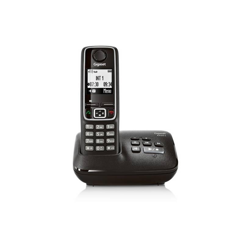 Domácí telefon Siemens Gigaset A420A (S30852-H2422-R601) černý, domácí, telefon, siemens, gigaset, a420a, s30852-h2422-r601, černý