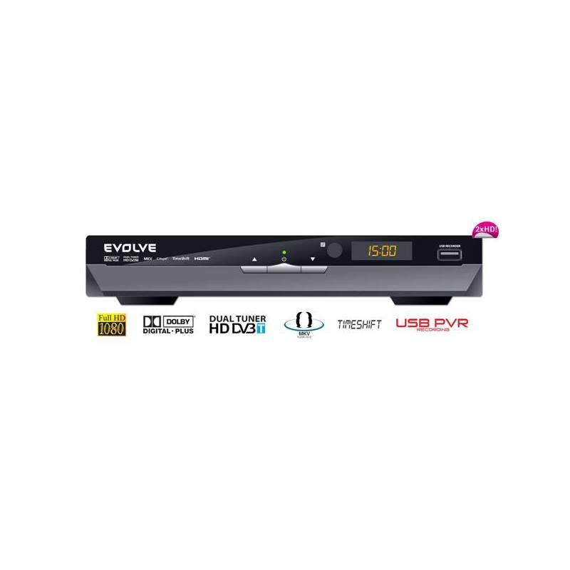 DVB-T přijímač Evolveo Andromeda DUAL HD (DT-4020HD), dvb-t, přijímač, evolveo, andromeda, dual, dt-4020hd