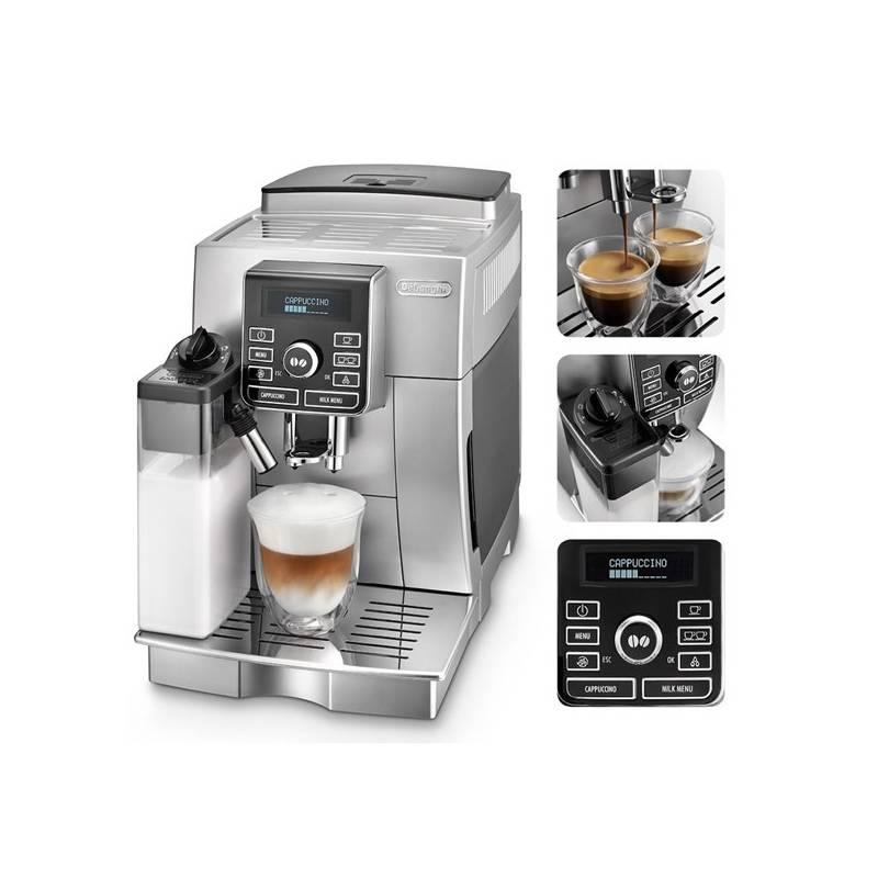 Espresso DeLonghi ECAM25.462S stříbrné, espresso, delonghi, ecam25, 462s, stříbrné