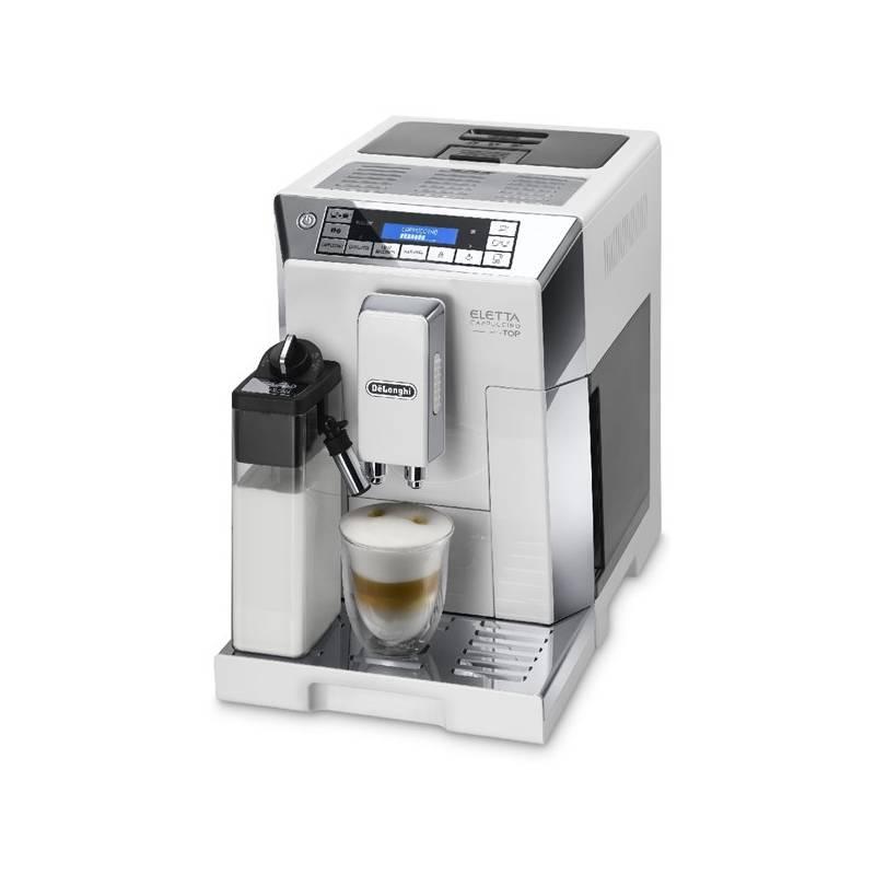 Espresso DeLonghi Eletta ECAM 45.760 W bílé/nerez, espresso, delonghi, eletta, ecam, 760, bílé, nerez