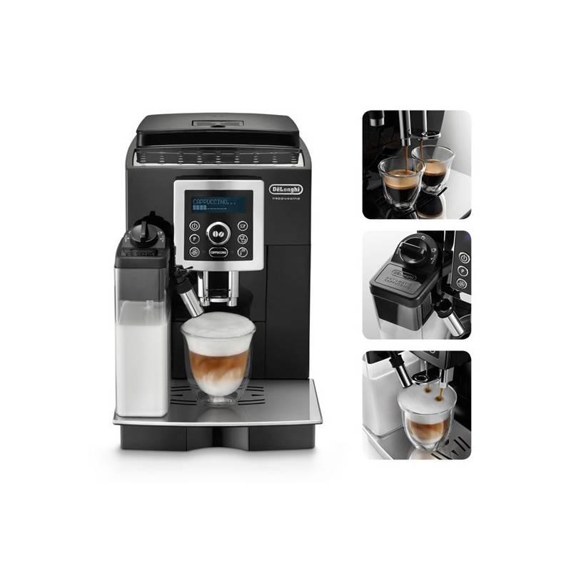 Espresso DeLonghi Intensa ECAM23.460B černé (vrácené zboží 8214006519), espresso, delonghi, intensa, ecam23, 460b, černé, vrácené, zboží, 8214006519