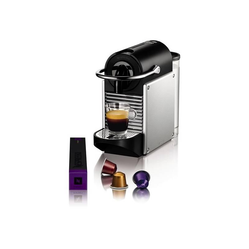 Espresso DeLonghi Nespresso EN125S stříbrný, espresso, delonghi, nespresso, en125s, stříbrný