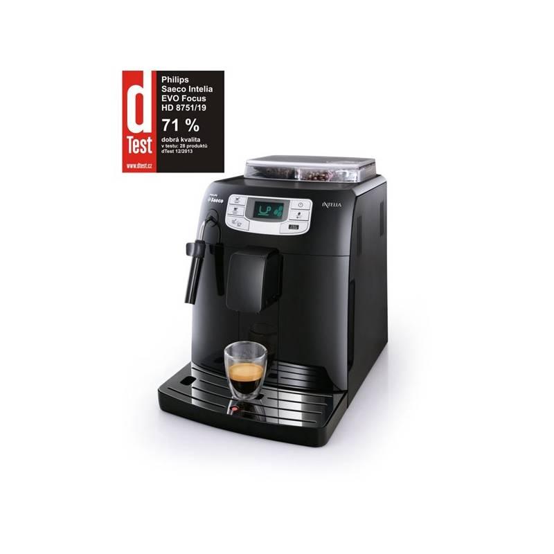 Espresso Saeco Intelia HD8751/19 černé, espresso, saeco, intelia, hd8751, černé