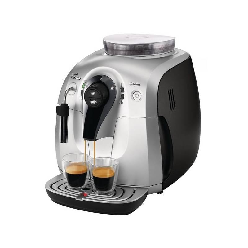 Espresso Saeco Xsmall HD8745/19 černé/stříbrné, espresso, saeco, xsmall, hd8745, černé, stříbrné