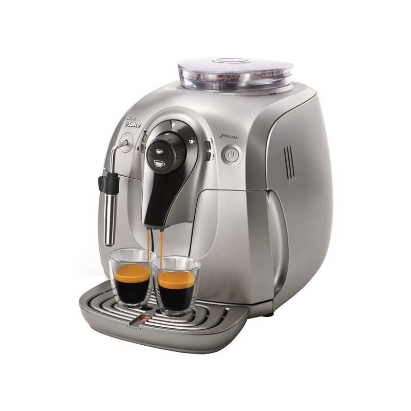 Espresso Saeco Xsmall HD8747/09 stříbrné, espresso, saeco, xsmall, hd8747, stříbrné