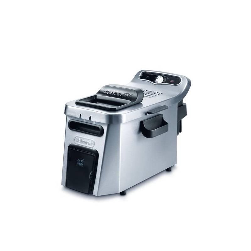 Fritéza DeLonghi F34512CZ černá/stříbrná, fritéza, delonghi, f34512cz, černá, stříbrná