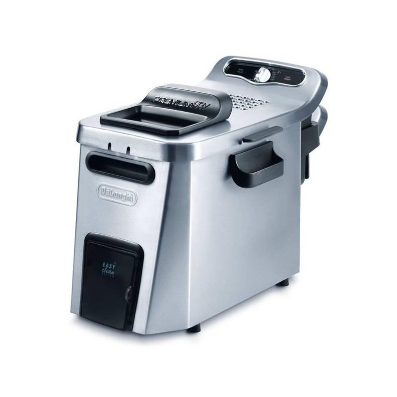 Fritéza DeLonghi F34532CZ černá/stříbrná, fritéza, delonghi, f34532cz, černá, stříbrná