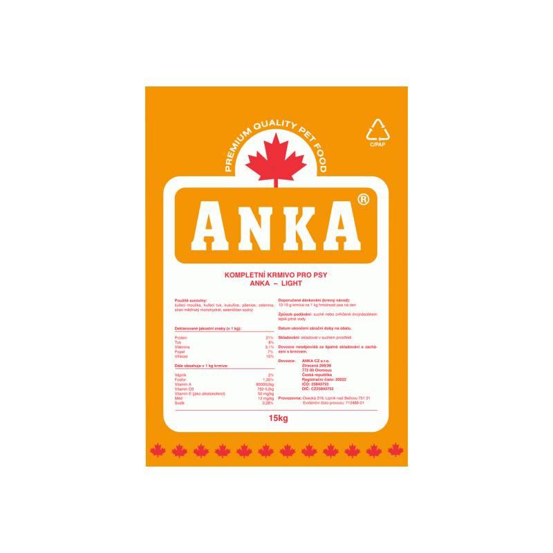 Granule ANKA Light 15 kg , pro psy s nadváhou, granule, anka, light, pro, psy, nadváhou