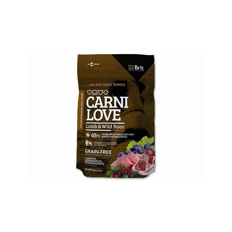 Granule Brit Carnilove Lamb and Wild Boar 1,5kg, granule, brit, carnilove, lamb, and, wild, boar, 5kg