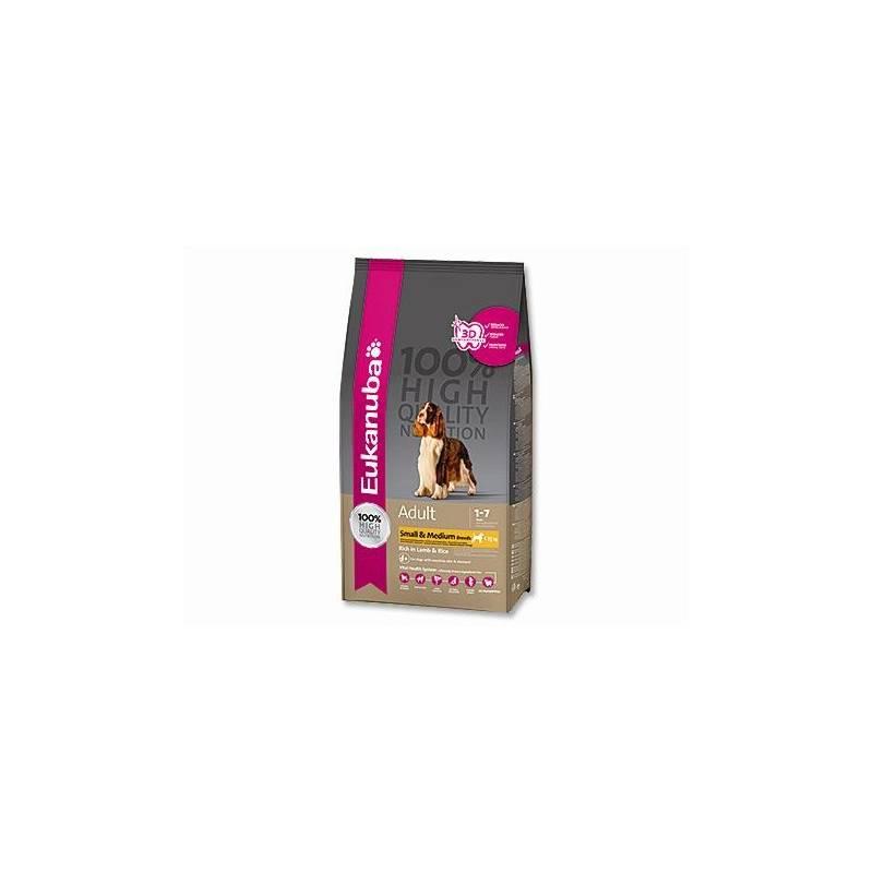 Granule Eukanuba Adult Small & Medium Lamb & Rice 2,5kg, granule, eukanuba, adult, small, medium, lamb, rice, 5kg