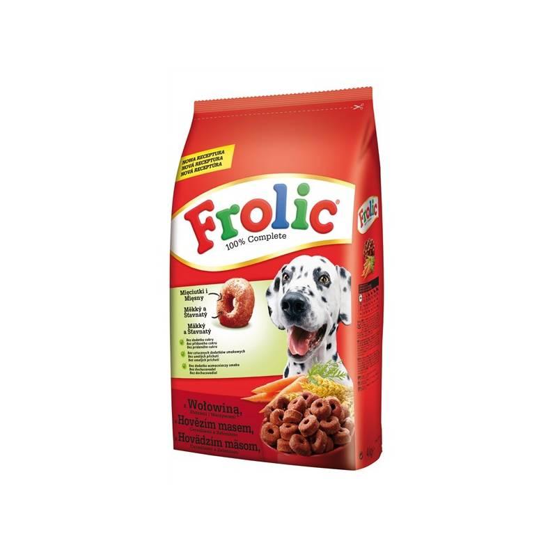 Granule Frolic s hovězím masem, zeleninou a cereáliemi 4kg, granule, frolic, hovězím, masem, zeleninou, cereáliemi, 4kg