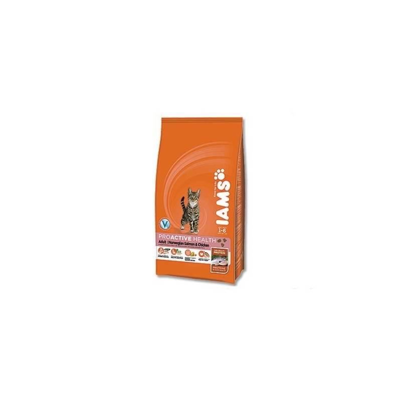 Granule Iams Cat rich in Salmon 1,5kg, granule, iams, cat, rich, salmon, 5kg