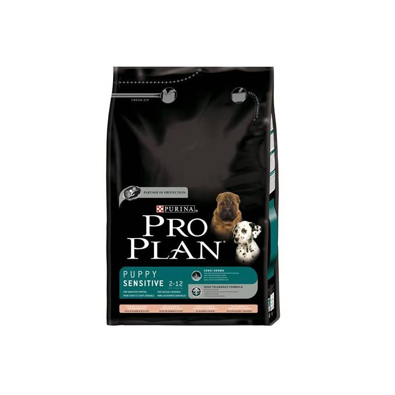 Granule Purina Pro Plan Puppy Sensitive Salmon 3 kg, granule, purina, pro, plan, puppy, sensitive, salmon