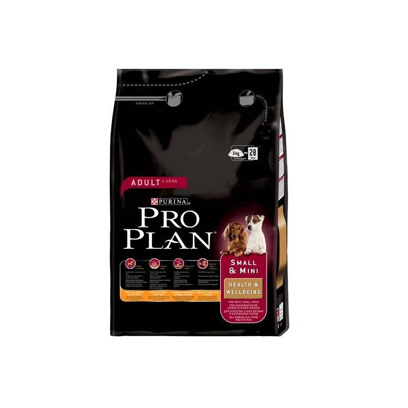 Granule Purina Pro Plan Small & Mini Adult Health & Wellbeing Ch+R 3 kg, granule, purina, pro, plan, small, mini, adult, health, wellbeing