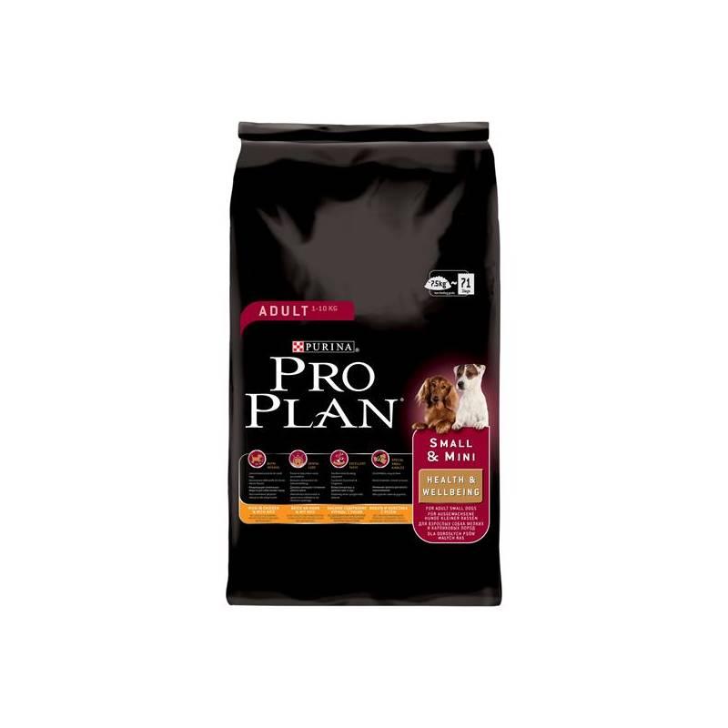 Granule Purina Pro Plan Small & Mini Adult Health & Wellbeing Ch+R 7,5 kg, granule, purina, pro, plan, small, mini, adult, health, wellbeing