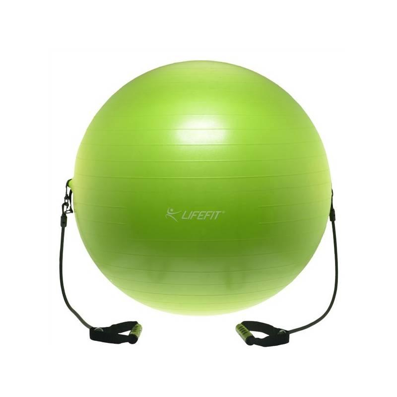 Gymnastický míč LIFEFIT s expanderem GYMBALL EXPAND 75 cm zelený, gymnastický, míč, lifefit, expanderem, gymball, expand, zelený