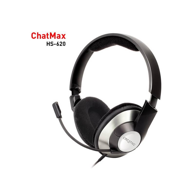 Headset Creative Labs HS-620 (51EF0390AA002) černý, headset, creative, labs, hs-620, 51ef0390aa002, černý