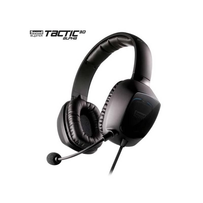 Headset Creative Labs Tactic3D Alpha (70GH012000004) černý, headset, creative, labs, tactic3d, alpha, 70gh012000004, černý