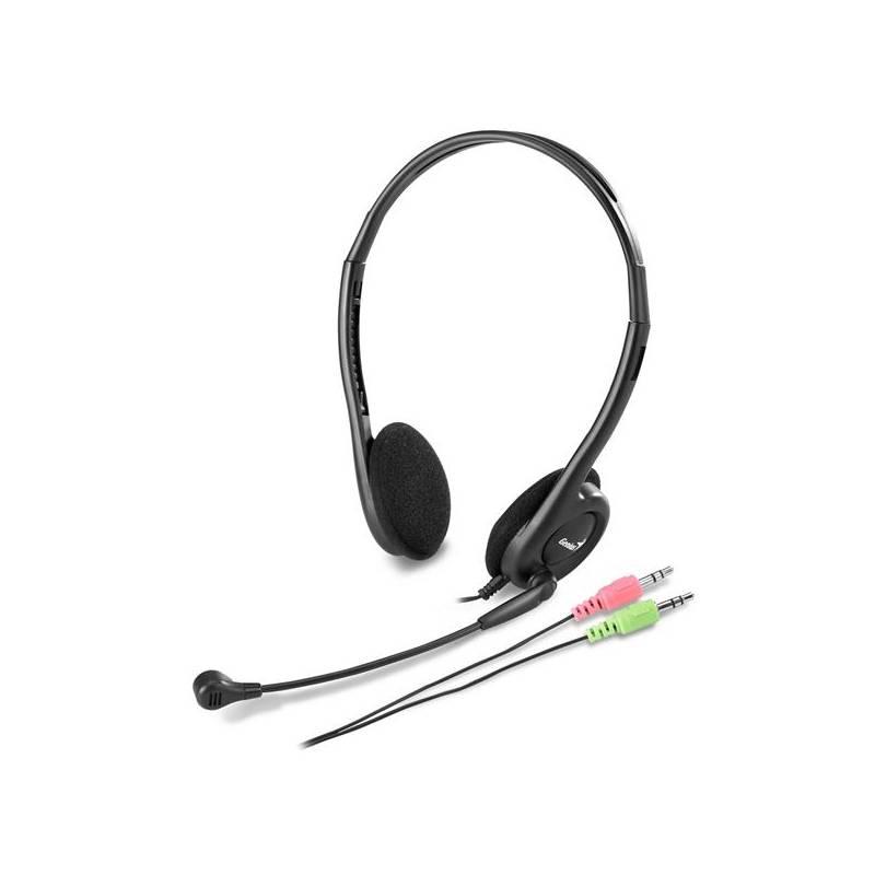 Headset Genius HS-200C (31710151100) černý, headset, genius, hs-200c, 31710151100, černý