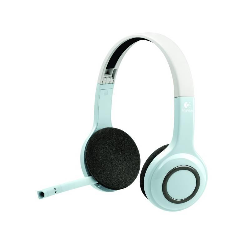 Headset Logitech Wireless iPad/Android (981-000382) bílý (Náhradní obal / Silně deformovaný obal 8213116192), headset, logitech, wireless, ipad, android, 981-000382, bílý, náhradní