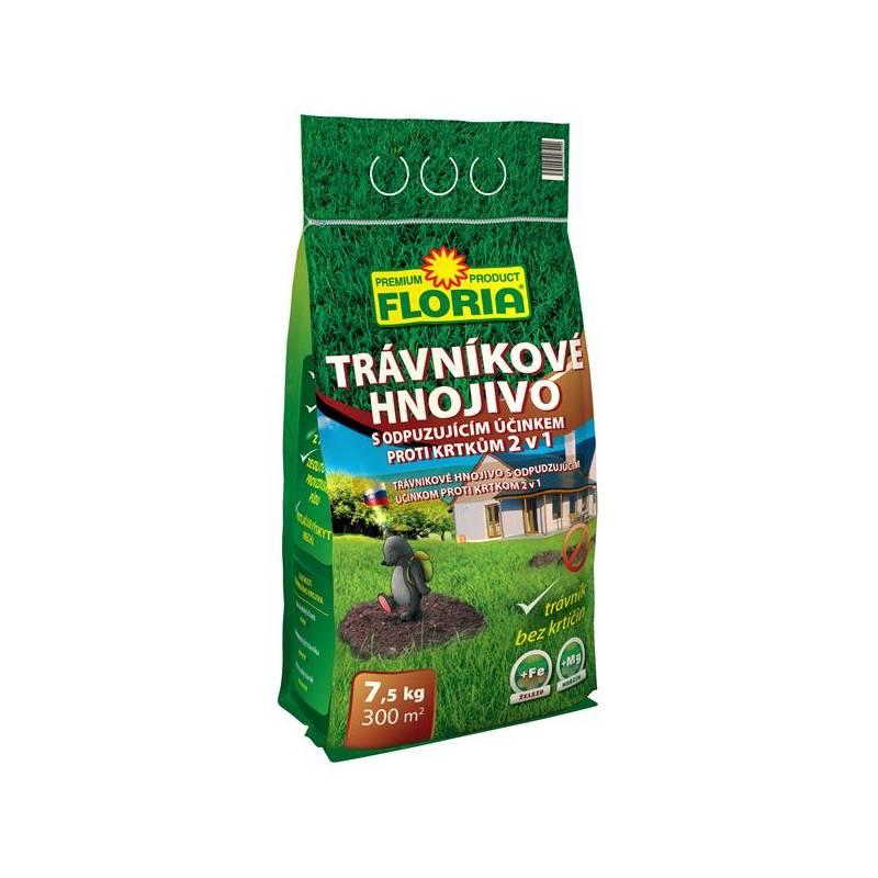 Hnojivo Agro FLORIA Trávníkové hnojivo s odpuzujícím účinkem proti krtkům 7,5kg -NOVINKA* (vrácené zboží 2000007810), hnojivo, agro, floria, trávníkové, hnojivo, odpuzujícím, účinkem, proti