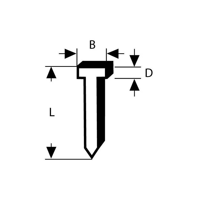 Hřeby do sponkovačky Bosch typ 47 23 mm, hřeby, sponkovačky, bosch, typ