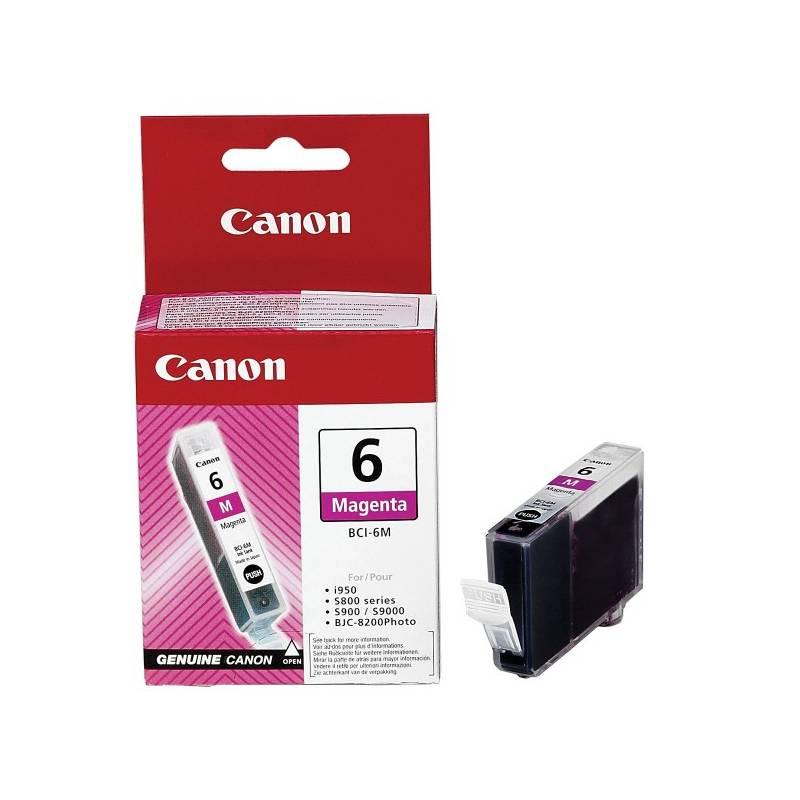 Inkoustová náplň Canon BCI-6M, 210 stran (4707A002) červená, inkoustová, náplň, canon, bci-6m, 210, stran, 4707a002, červená