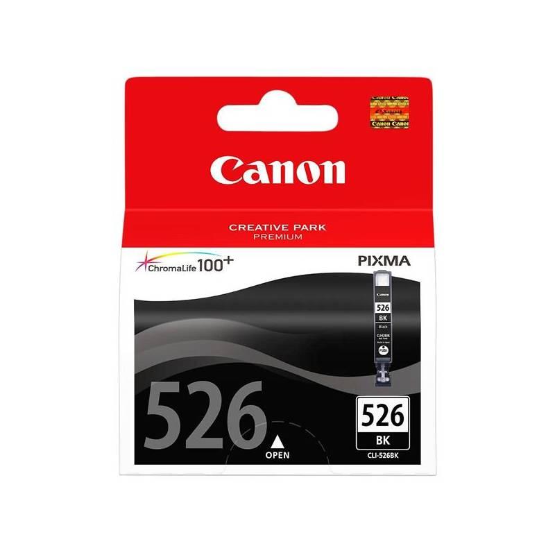 Inkoustová náplň Canon CLI-526Bk, 9ml (4540B001) černá, inkoustová, náplň, canon, cli-526bk, 9ml, 4540b001, černá