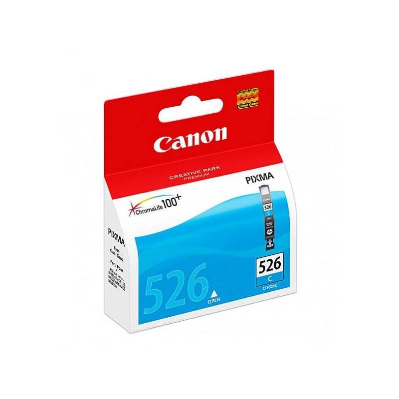 Inkoustová náplň Canon CLI-526C, 9ml (4541B004) modrá, inkoustová, náplň, canon, cli-526c, 9ml, 4541b004, modrá